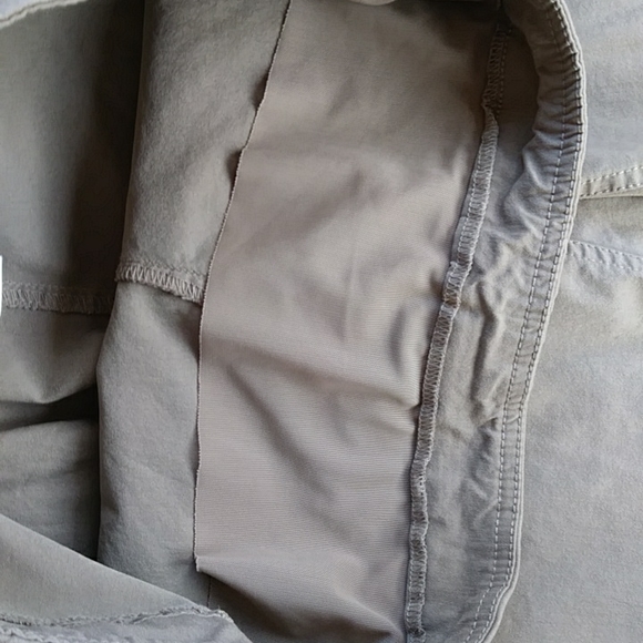 Coldwater Creek Slimming Panel Stretchy Pants 14P Brown Tan - Picture 2 of 11